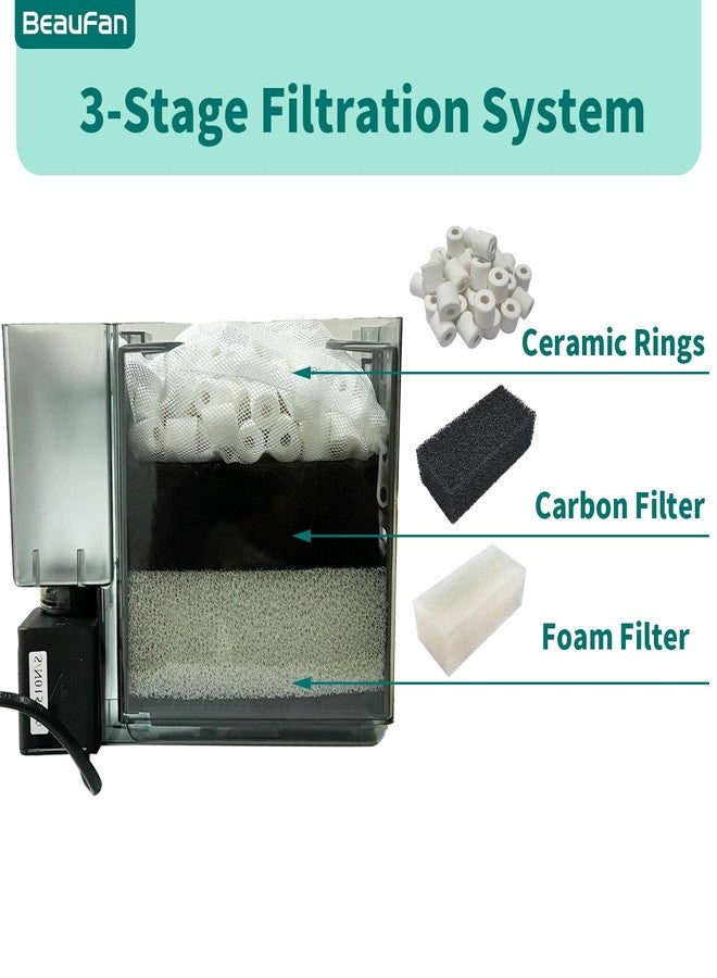 beaufan 4 Set of Three-Stage Filtration Tank Filter Maintenance Kit, Replacement for AquaClear 50/200 50-Gallon Power Filter, Fish Tank Filter for 20- to 50-Gallon Aquariums - Image 5